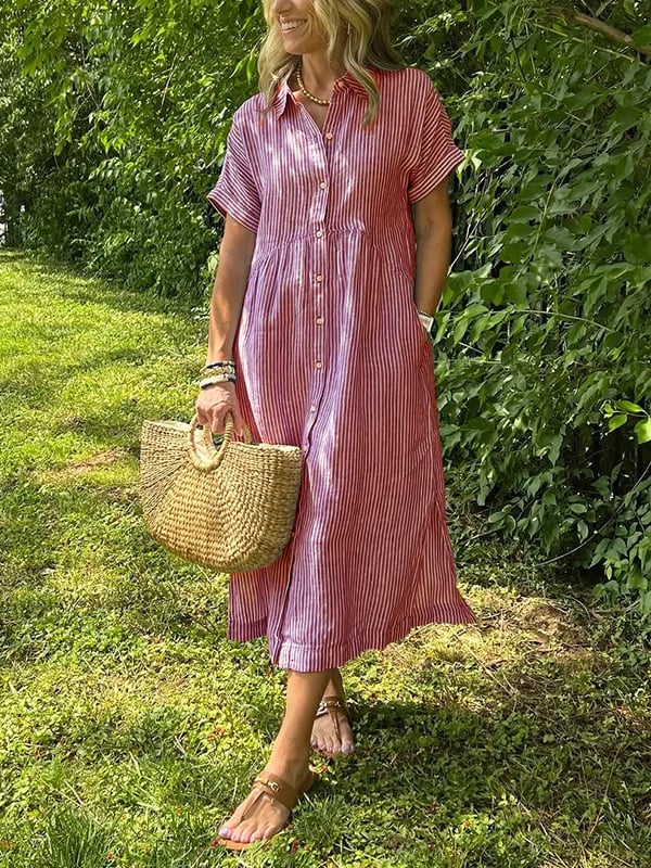 Corinne – Stylish shirt dress for ladies