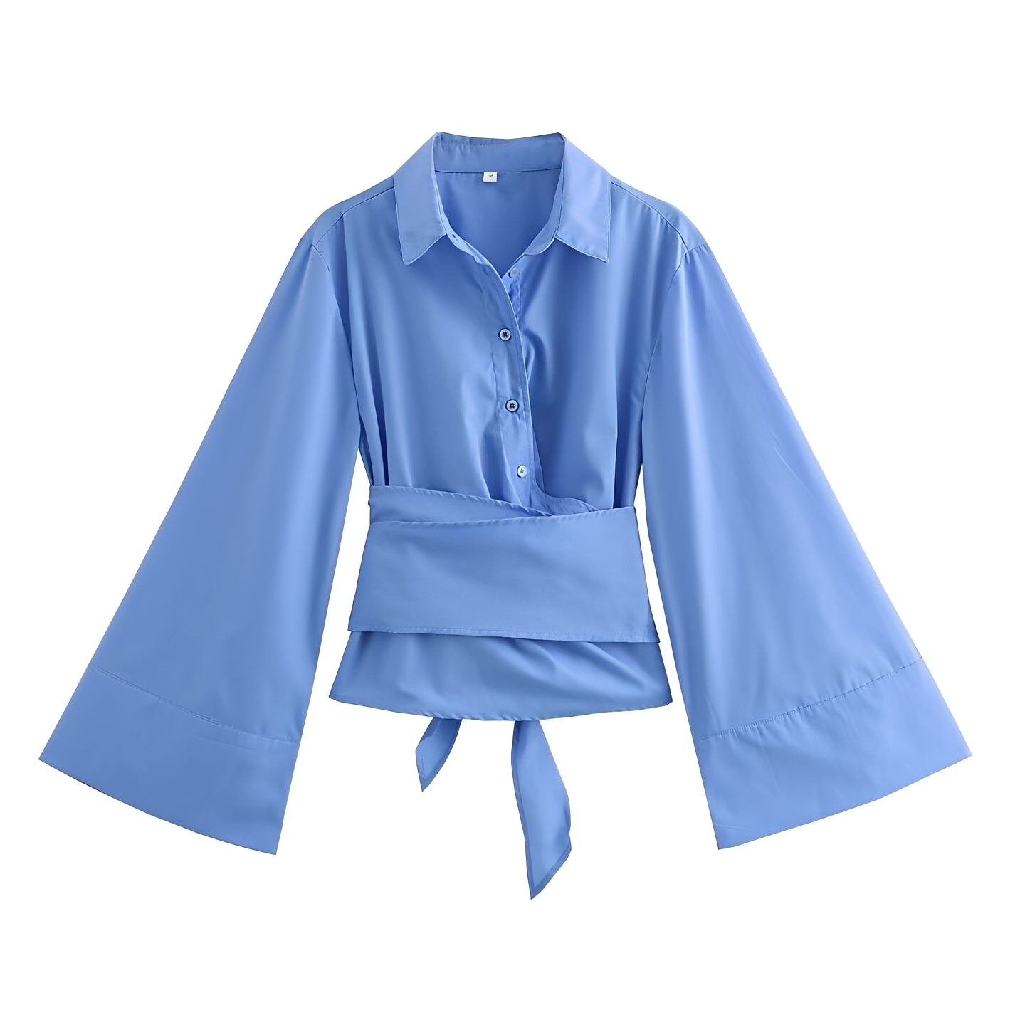 Shania - Trendy women's top with a relaxed fit and belt