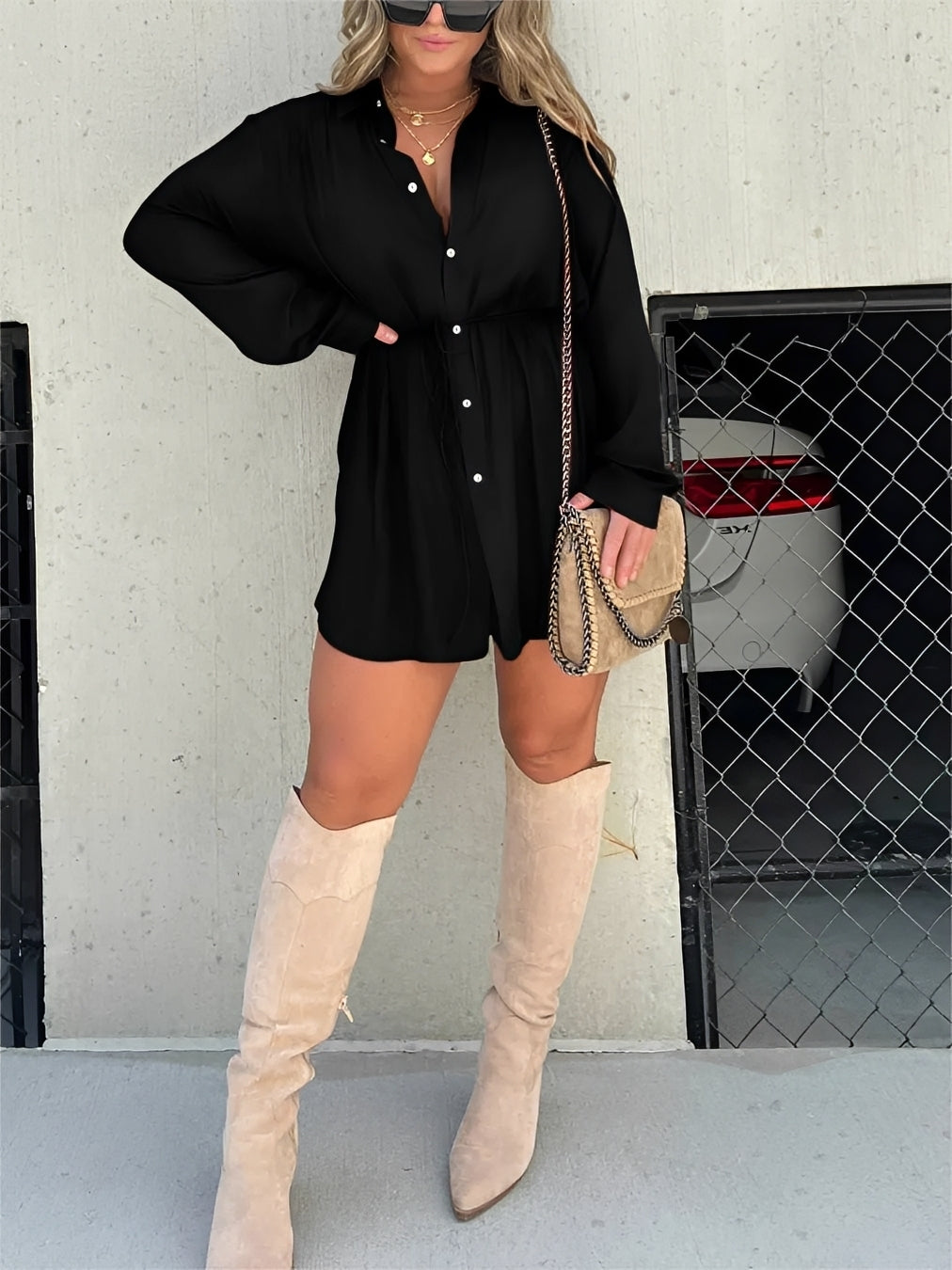 Effie - Relaxed Long Sleeve Romper