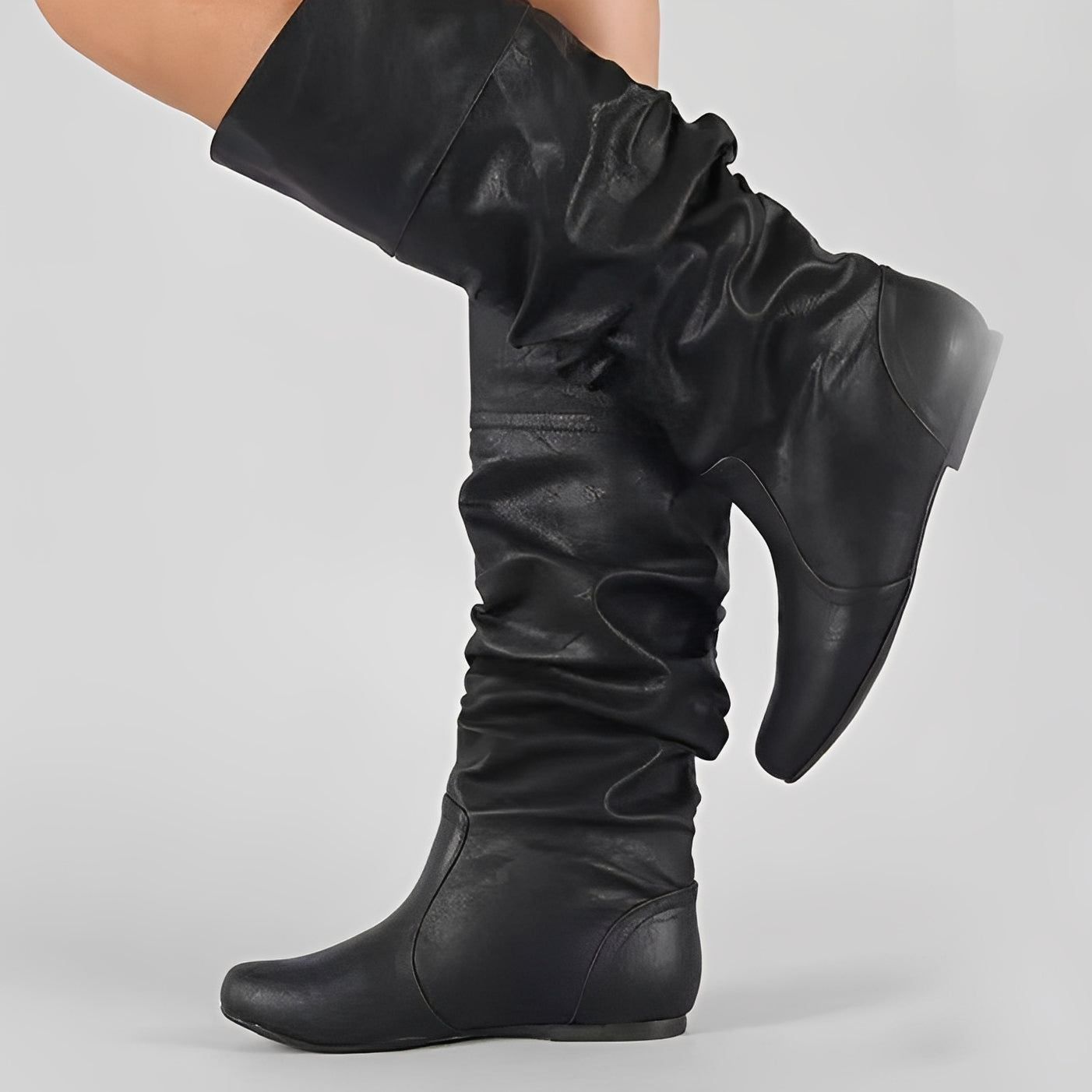 Lucia - Easy Slip-on Flat Boots