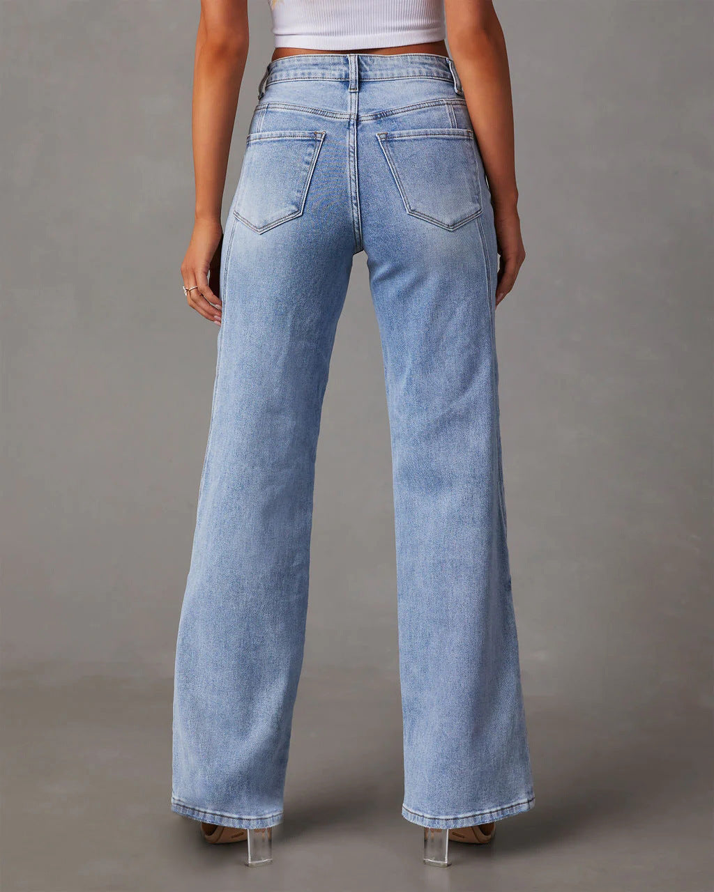 Rhian - Trendy Wide-Leg Pants