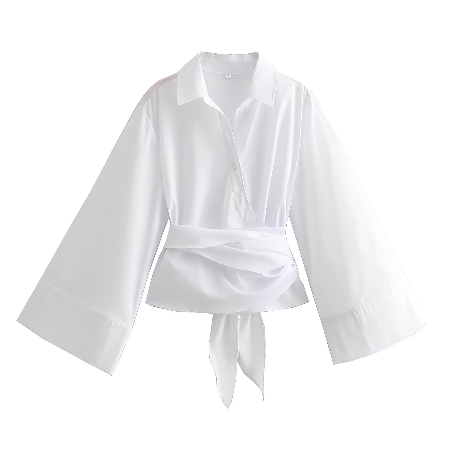 Shania - Trendy women's top with a relaxed fit and belt