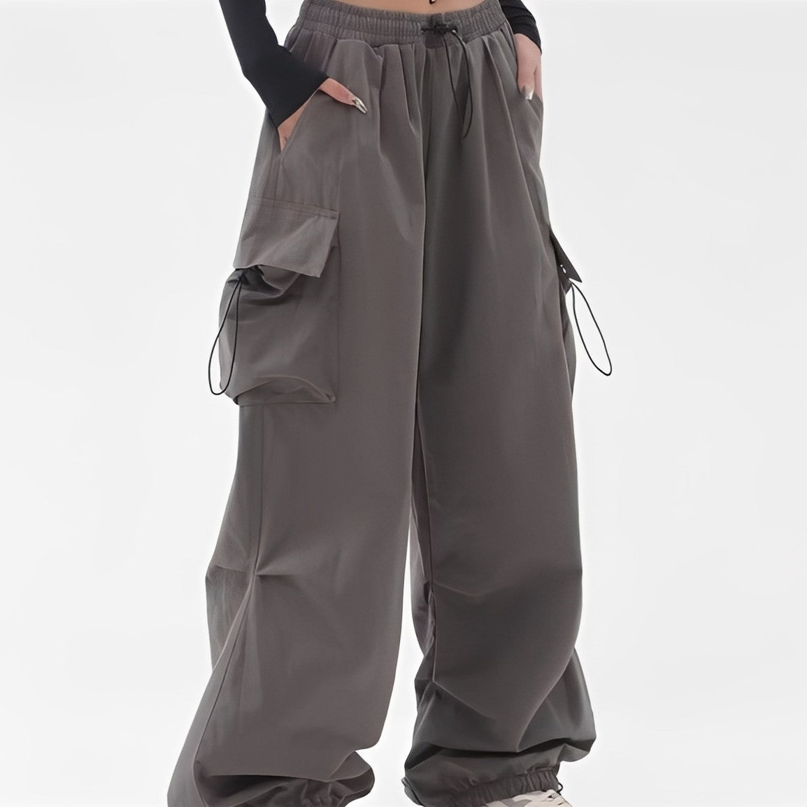 Leonie - Wide-Leg Cargo Pants