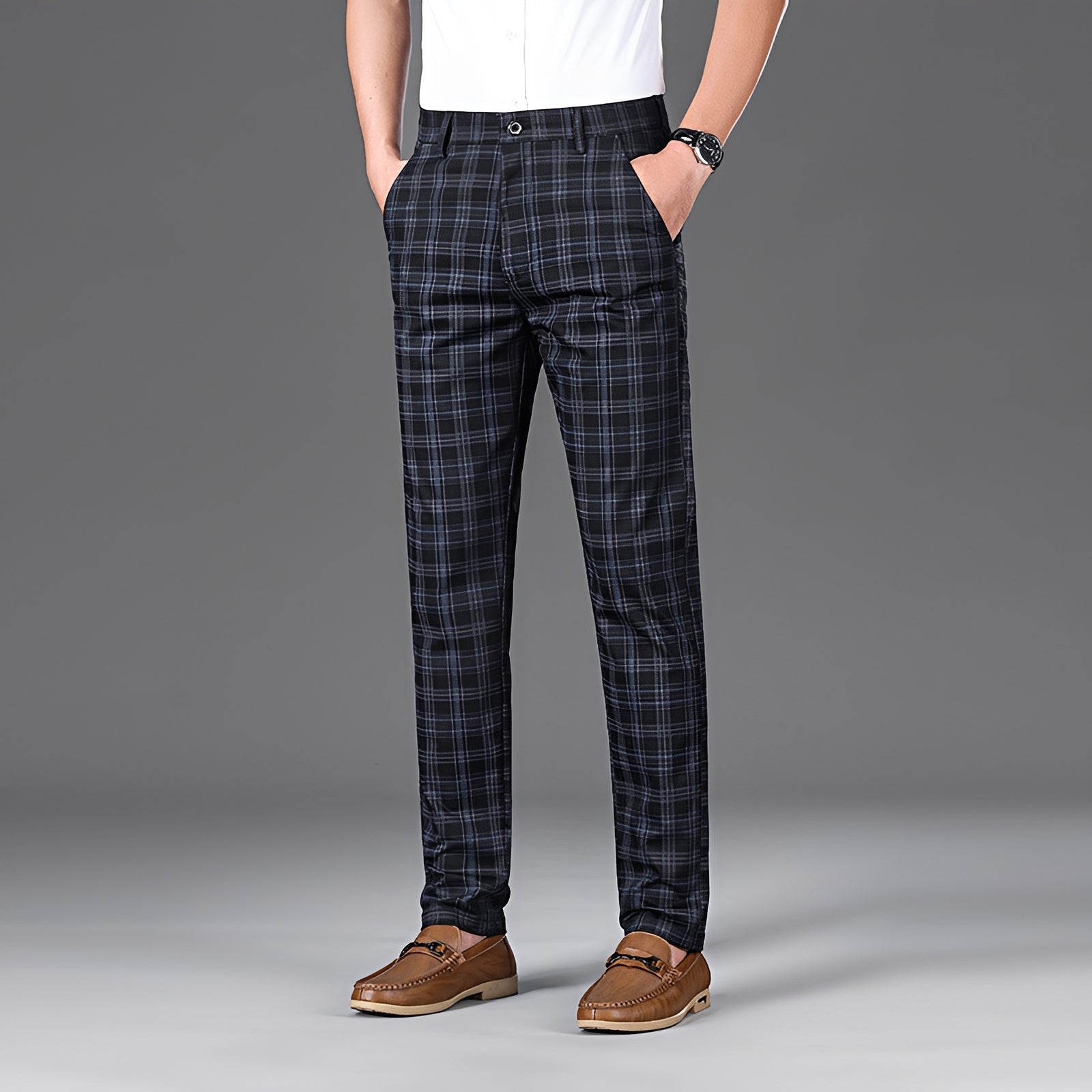 Myers - Relaxed Checkered Pants