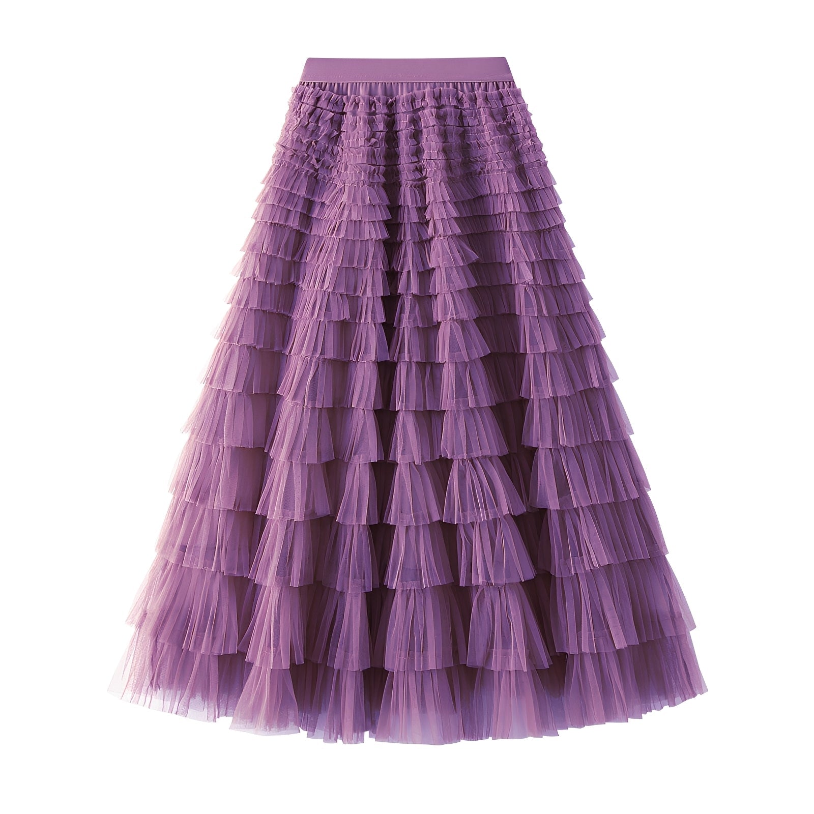 Nastia - Stylish A-line Skirt with Ruffles