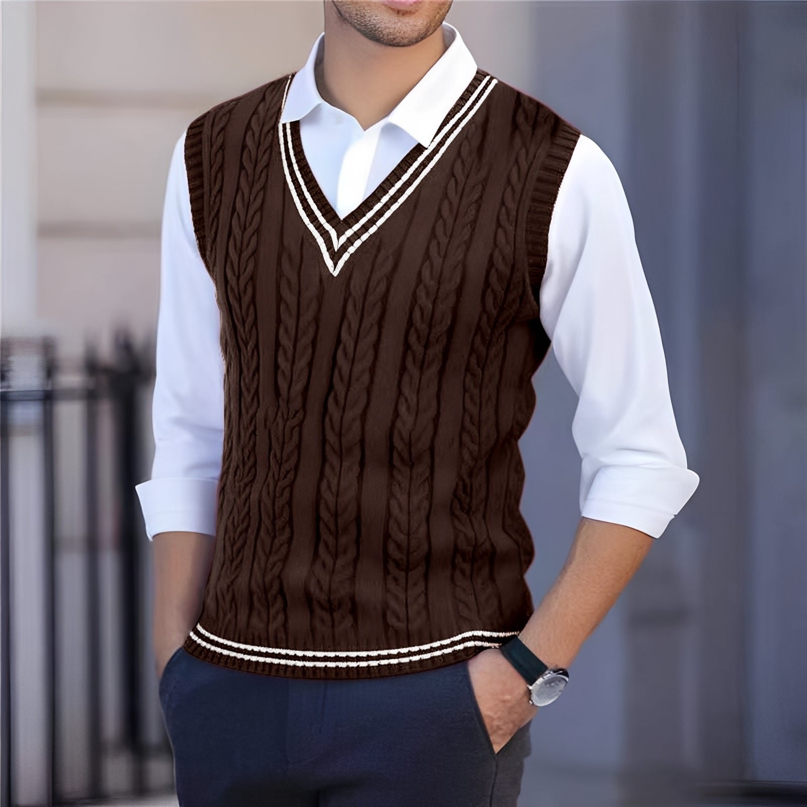 Bobbie - Stylish V-neck Vest