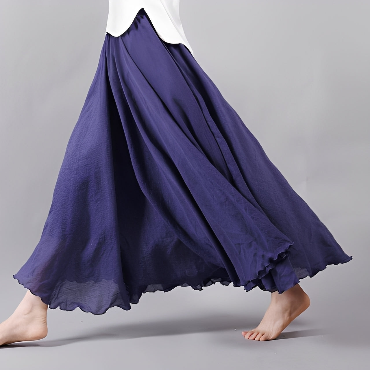 Alina - Bohemian Style Maxi Skirt