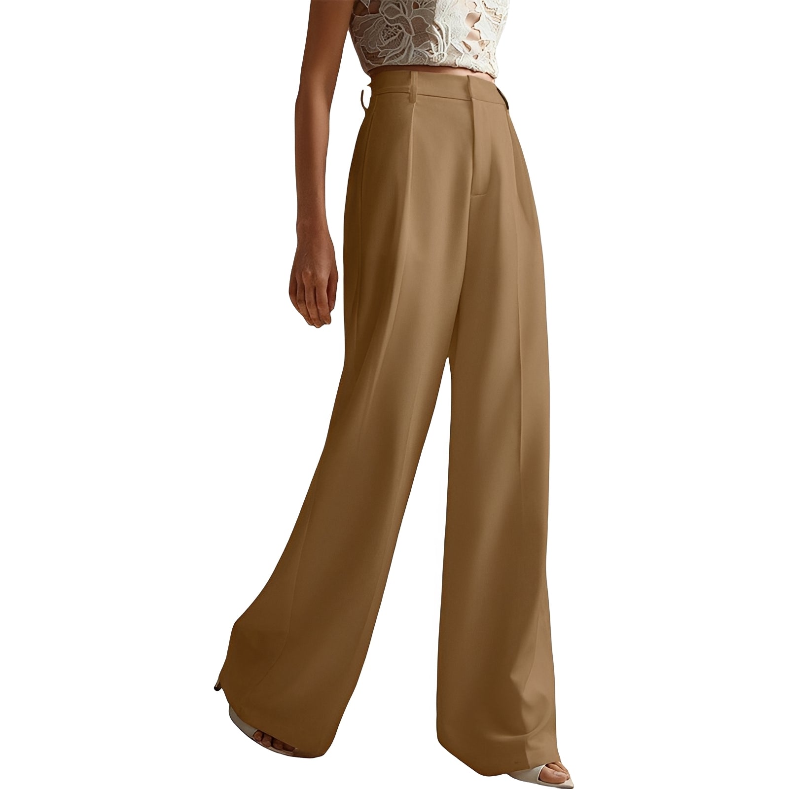 Elaida - Relaxed Wide Leg Trousers