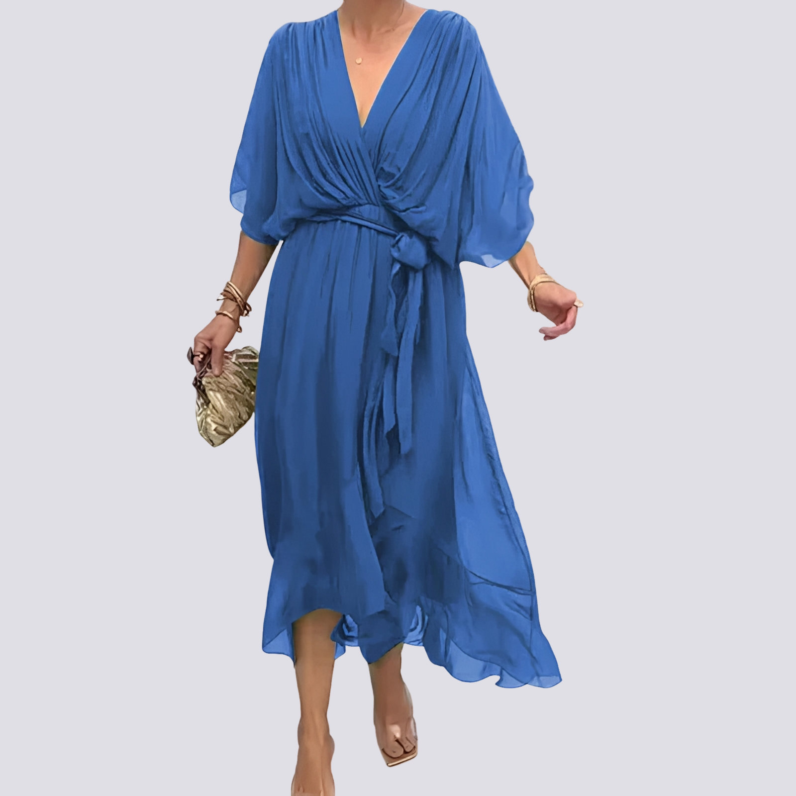 Jane - Distinctive V-neck Dress
