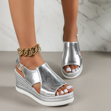 Alicia - Chunky Sole Sandals with Buckle