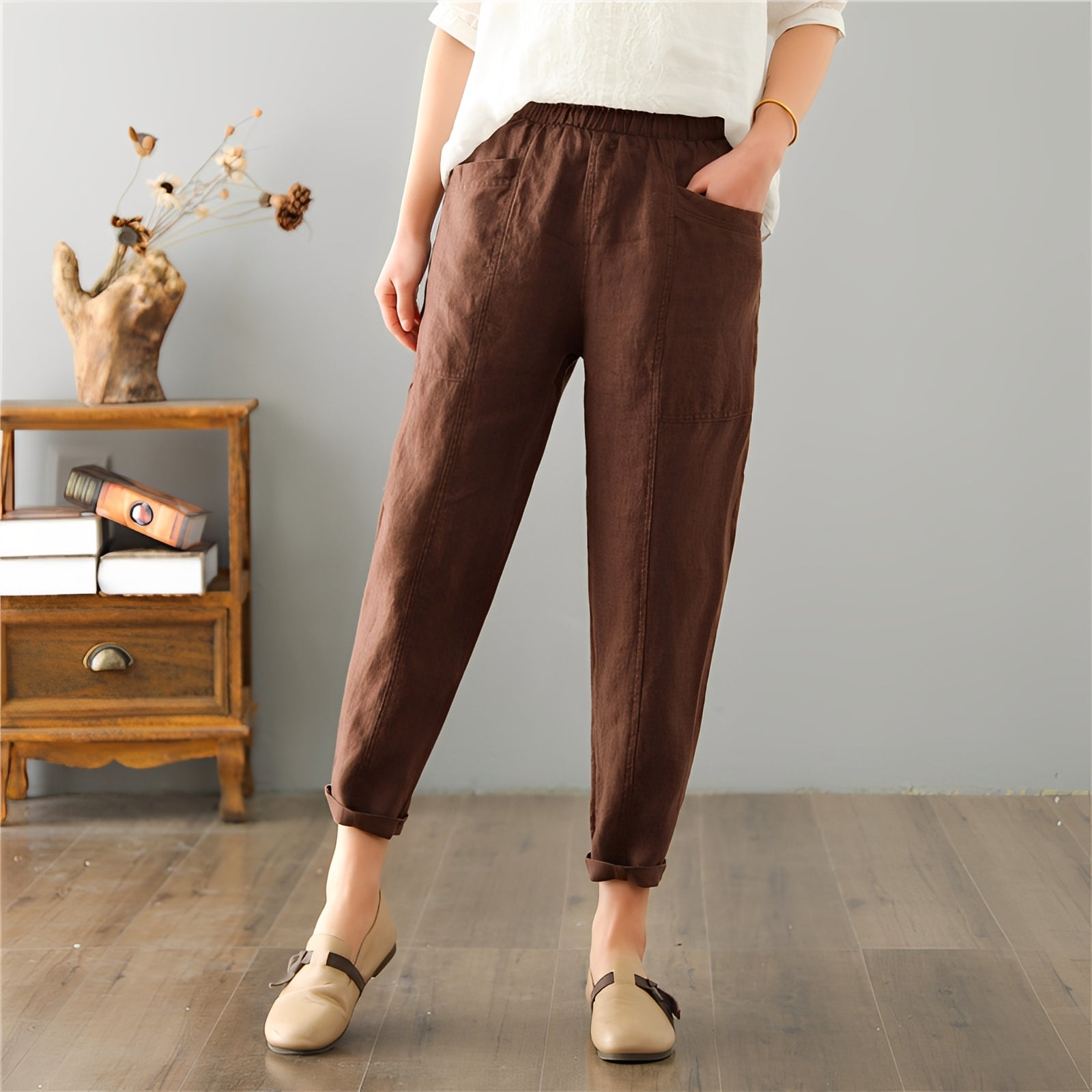 Gretchen - Women's comfy lounge pants with pockets