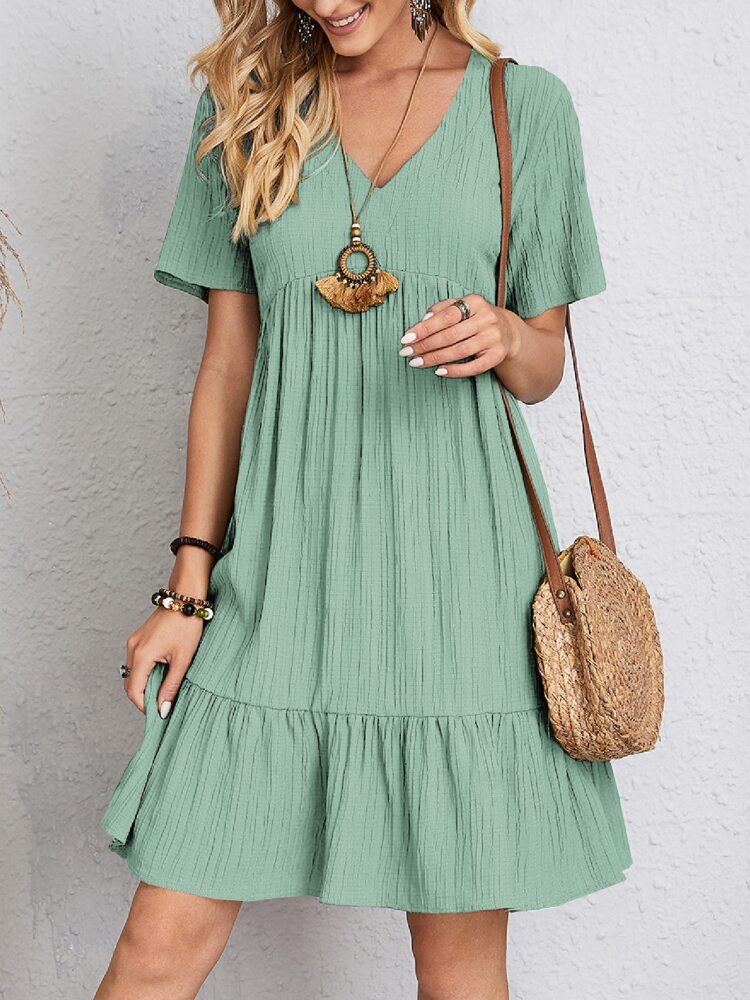 Rosie - Timeless V-neck Dress