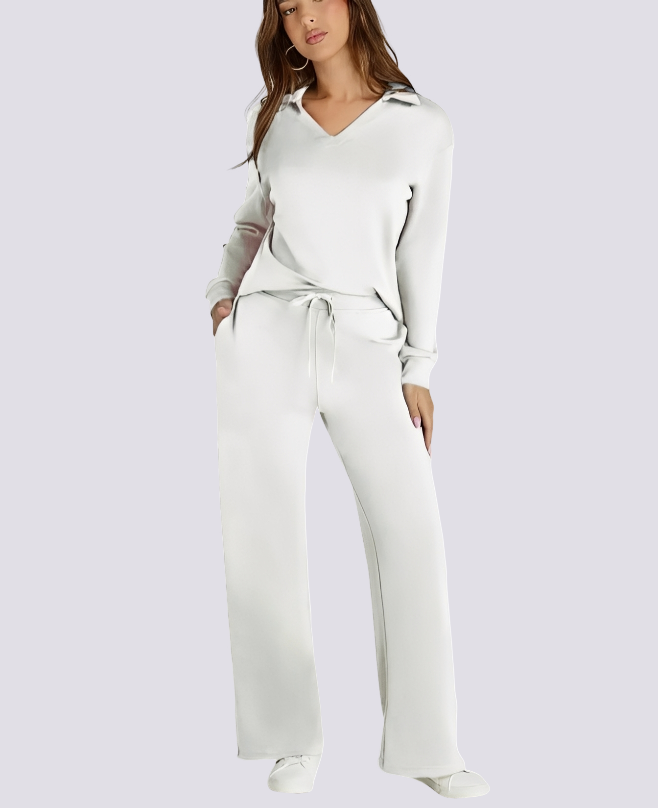 Bella - Cozy V-neck Stretch Set