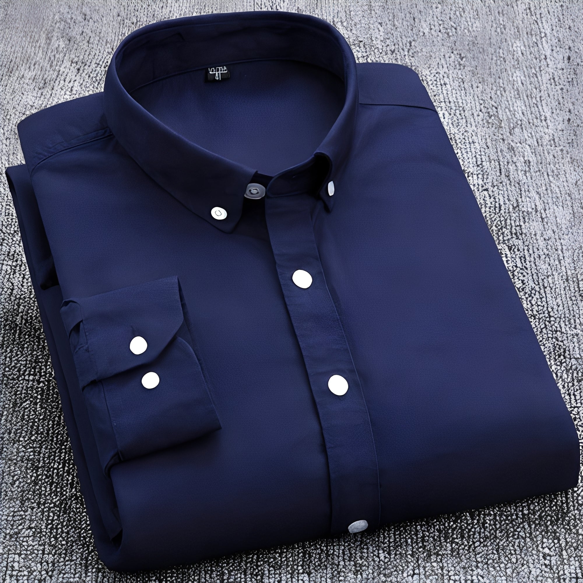 Jezriel - Stylish men's long sleeve plaid shirt