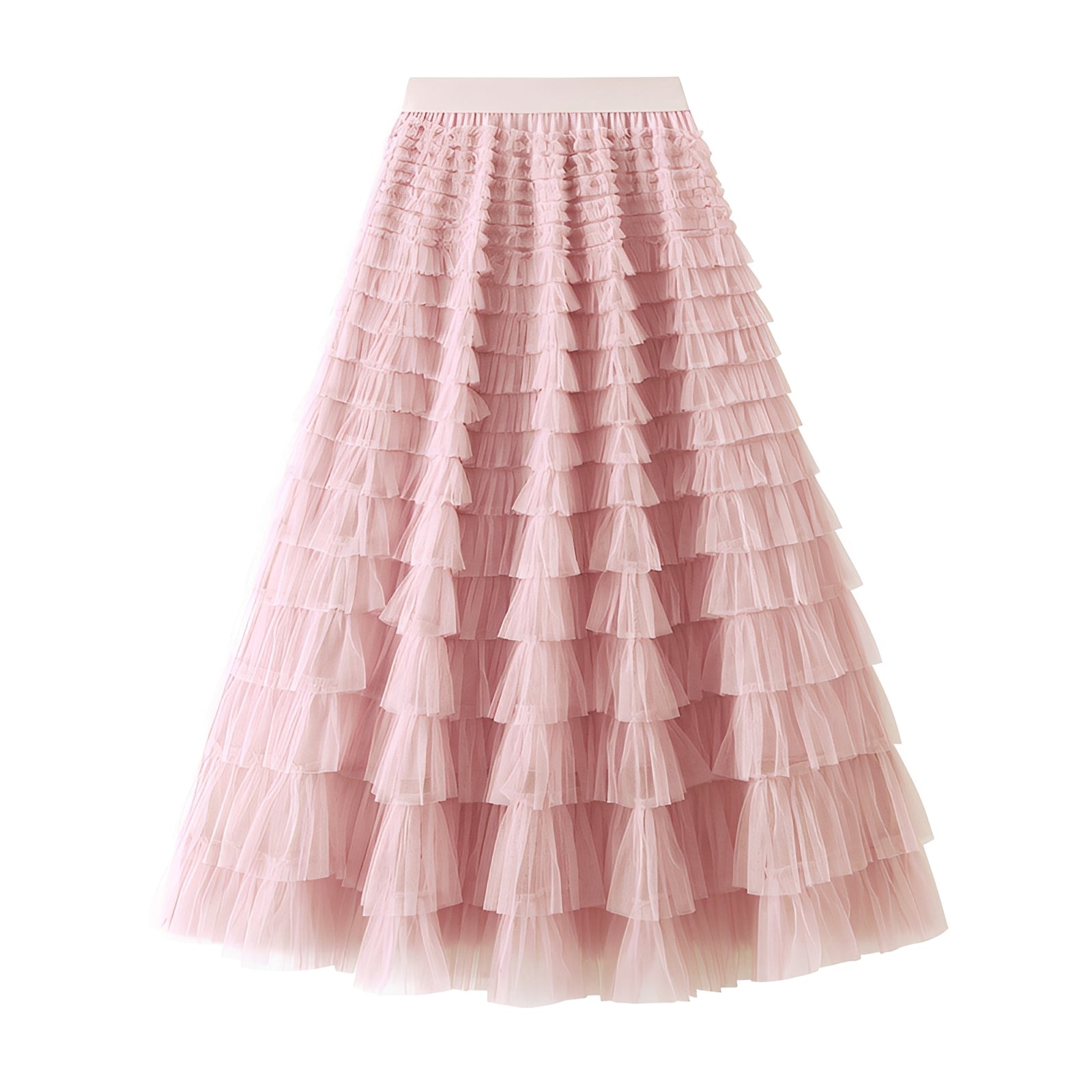Nastia - Stylish A-line Skirt with Ruffles