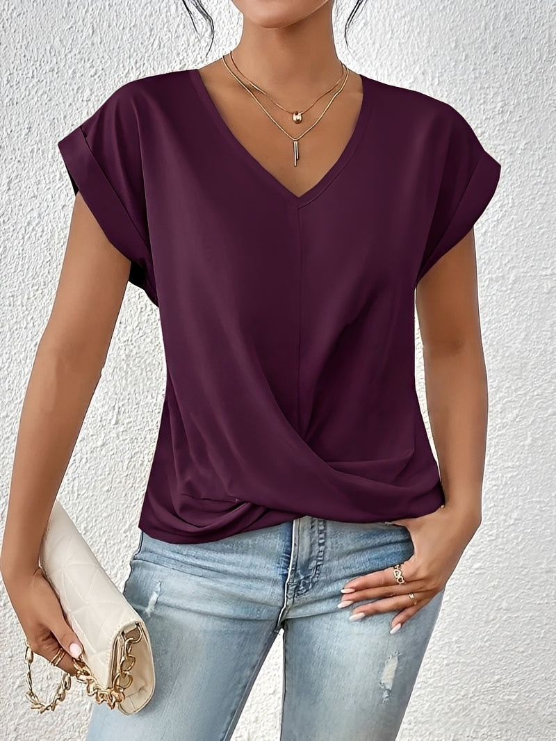 Lucie – Ladies' V-neck shirt – ideal for everyday wear