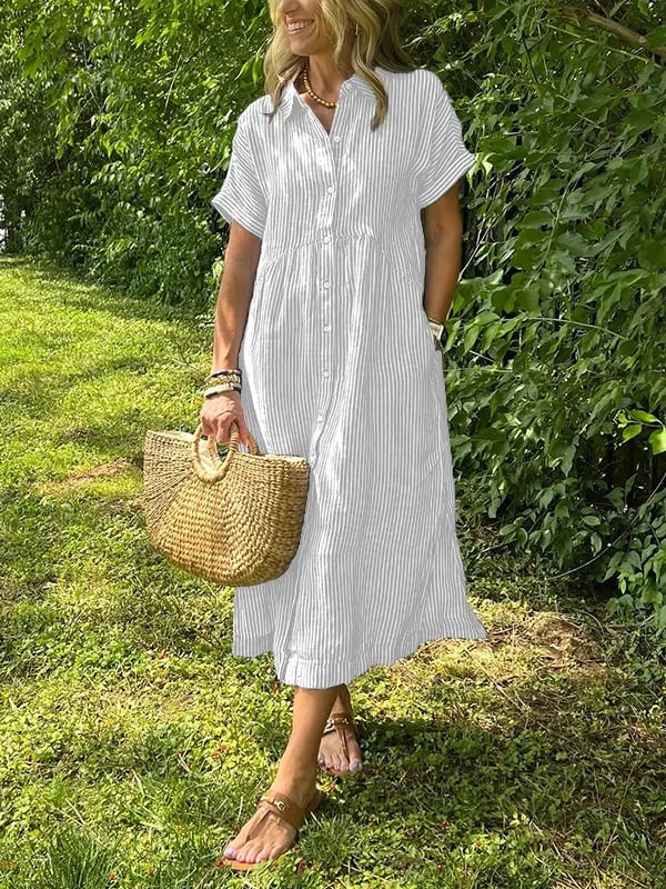 Corinne – Stylish shirt dress for ladies
