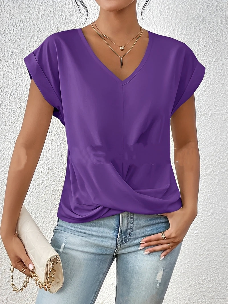Lucie – Ladies' V-neck shirt – ideal for everyday wear