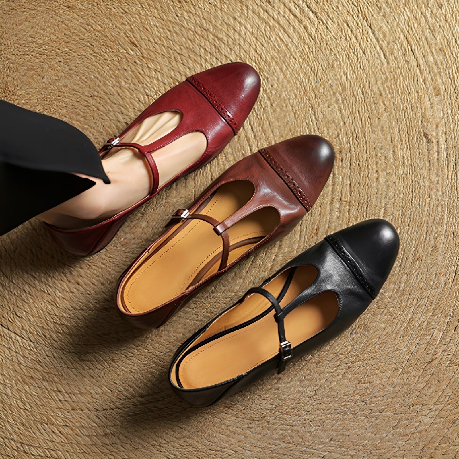 Aayan - Everyday Flats with Buckle