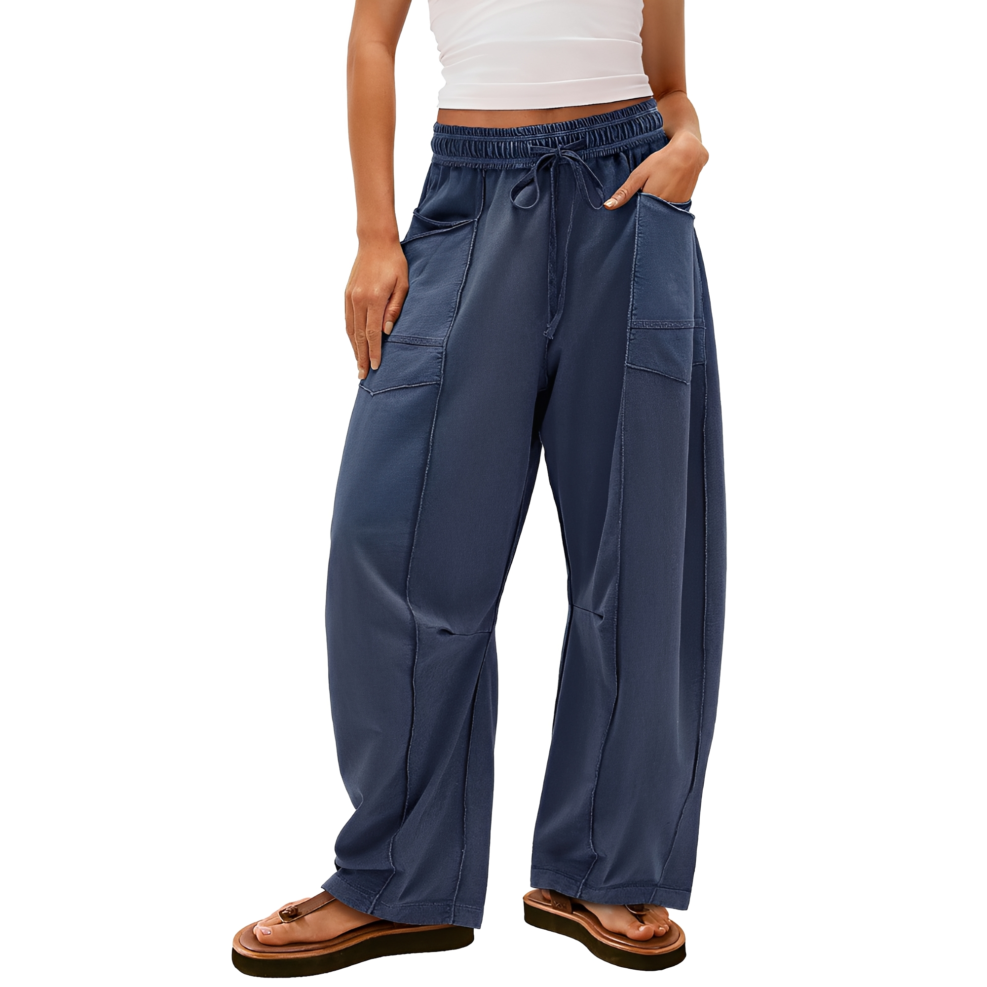 Marianne - Trendy Wide-Leg Trousers