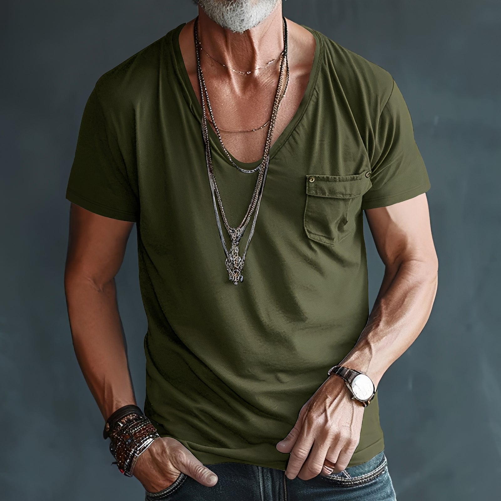 Eddie – Men's T-shirt – Easygoing and loose fit