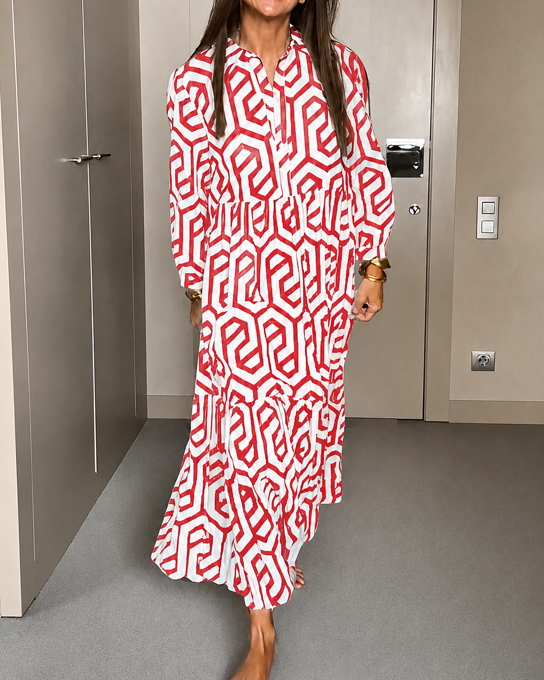 Lishcelle - Stylish Relaxed Midi Dress
