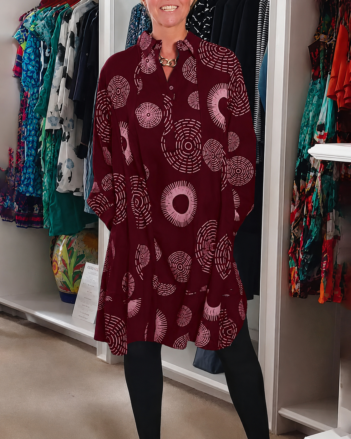 Sharonda - Trendy Loose Fit Dress