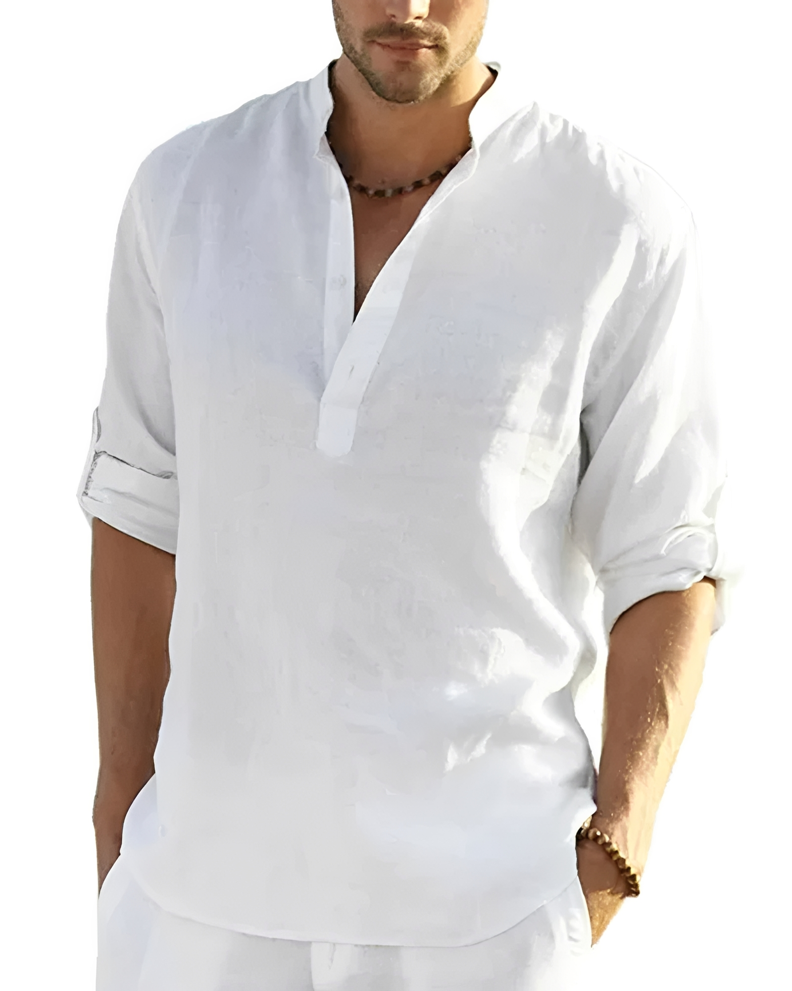 Tristan - Relaxed V-Neck Shirt