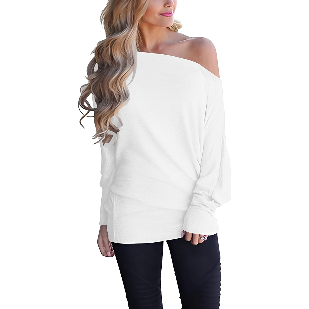 Cordelia - Fashionable Off Shoulder Shirt