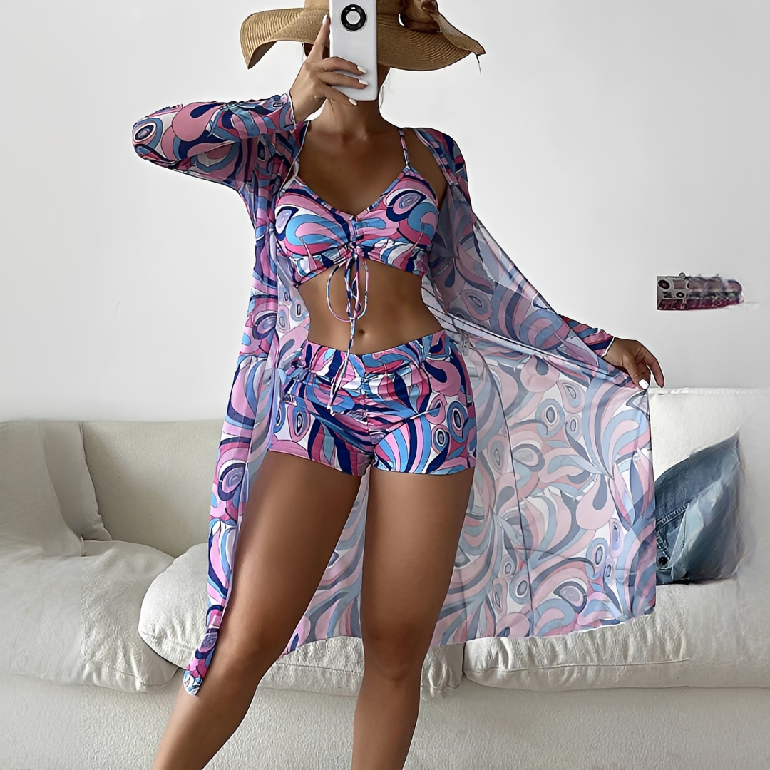 Elza - Stylish Three-Piece Swimwear Set