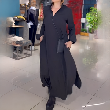 Cassie - Easygoing Dress with Long Sleeves