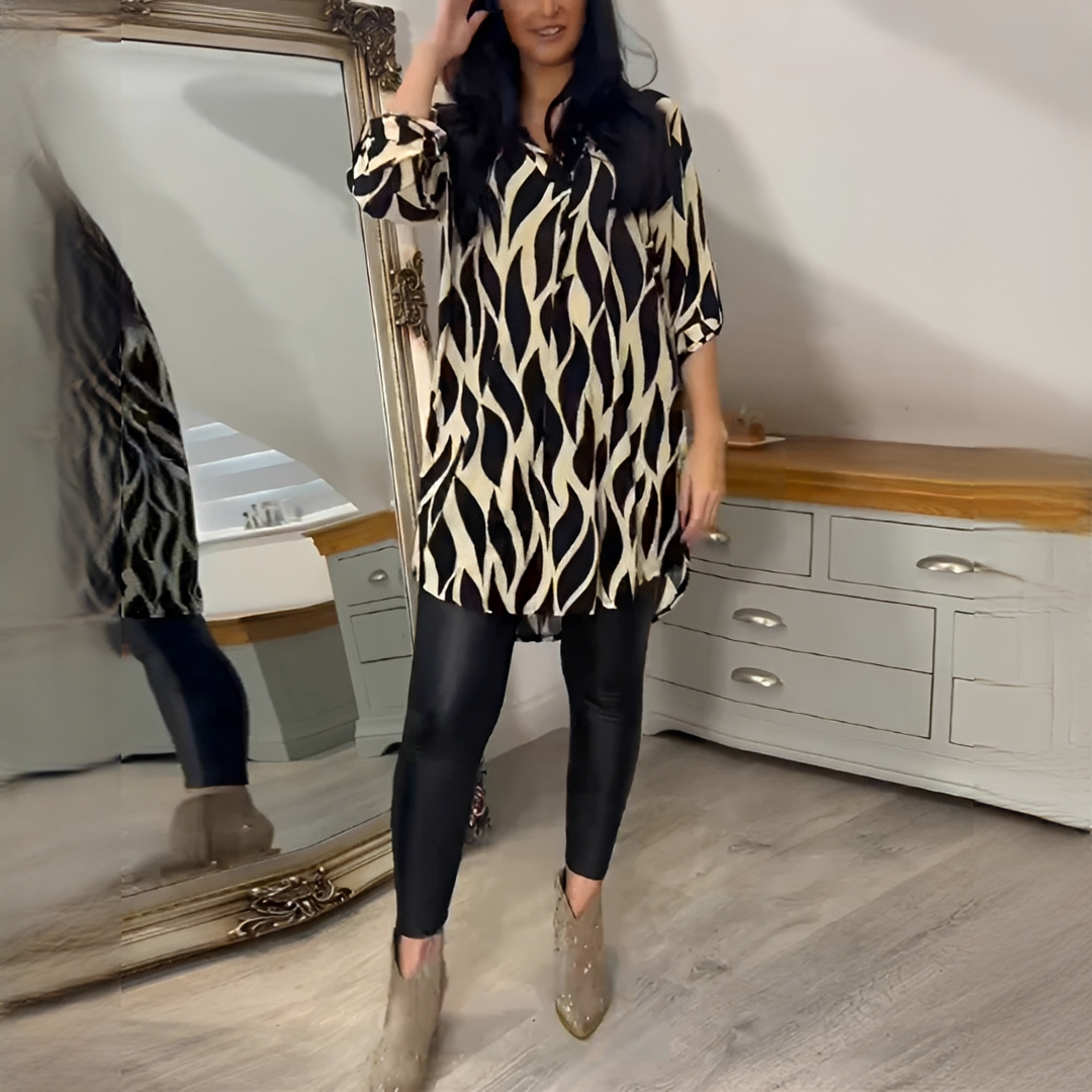 Desiree - Stylish V-neck Blouse