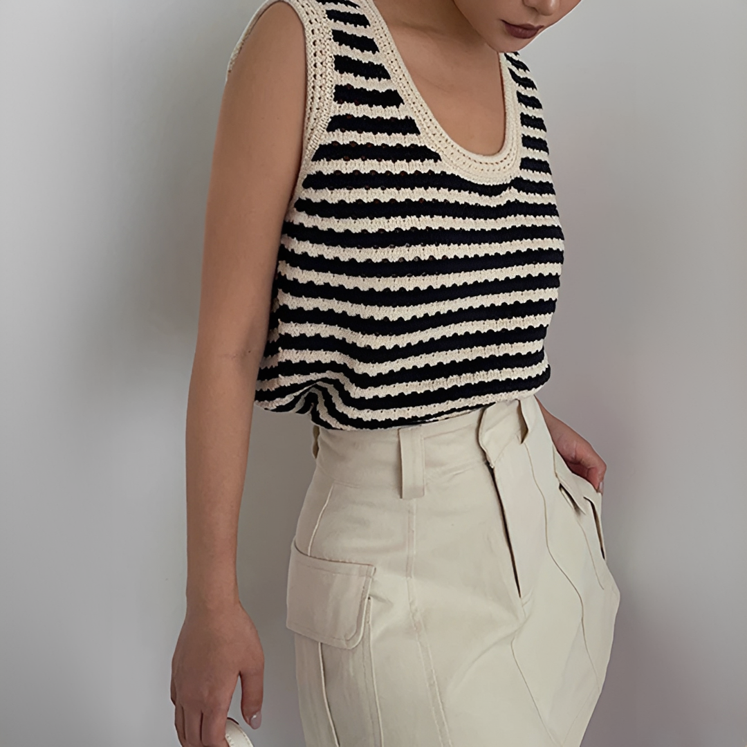 Eloise - Classy striped cardigan