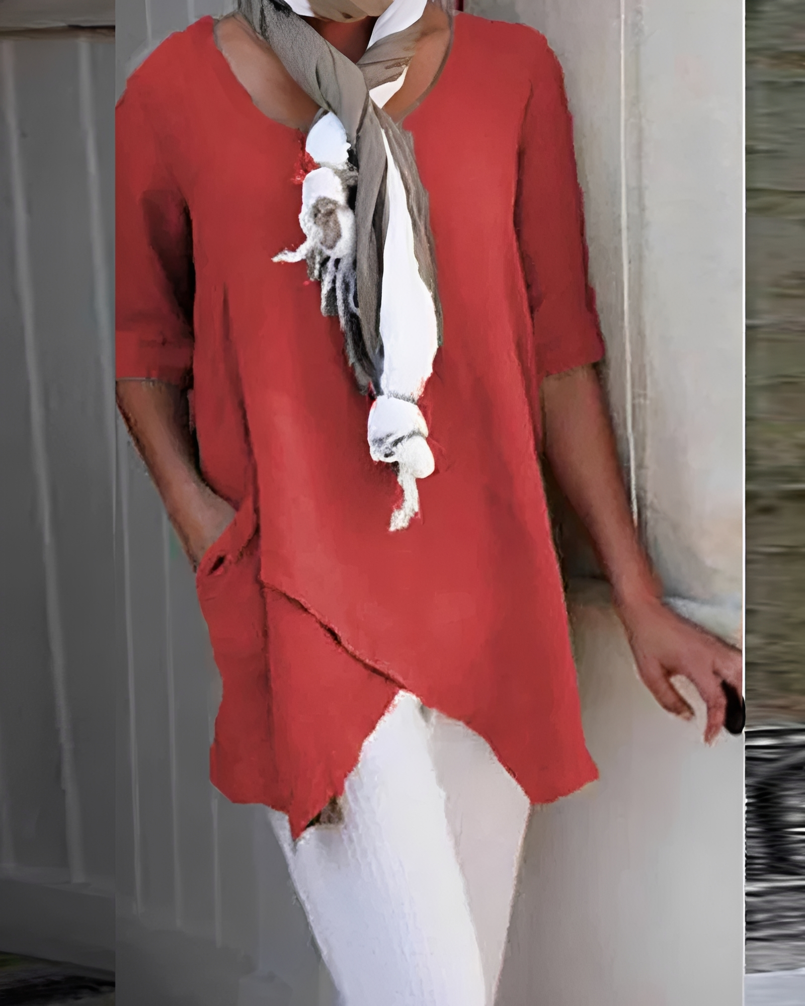 Marcia - Stylish Round Neck Shirt