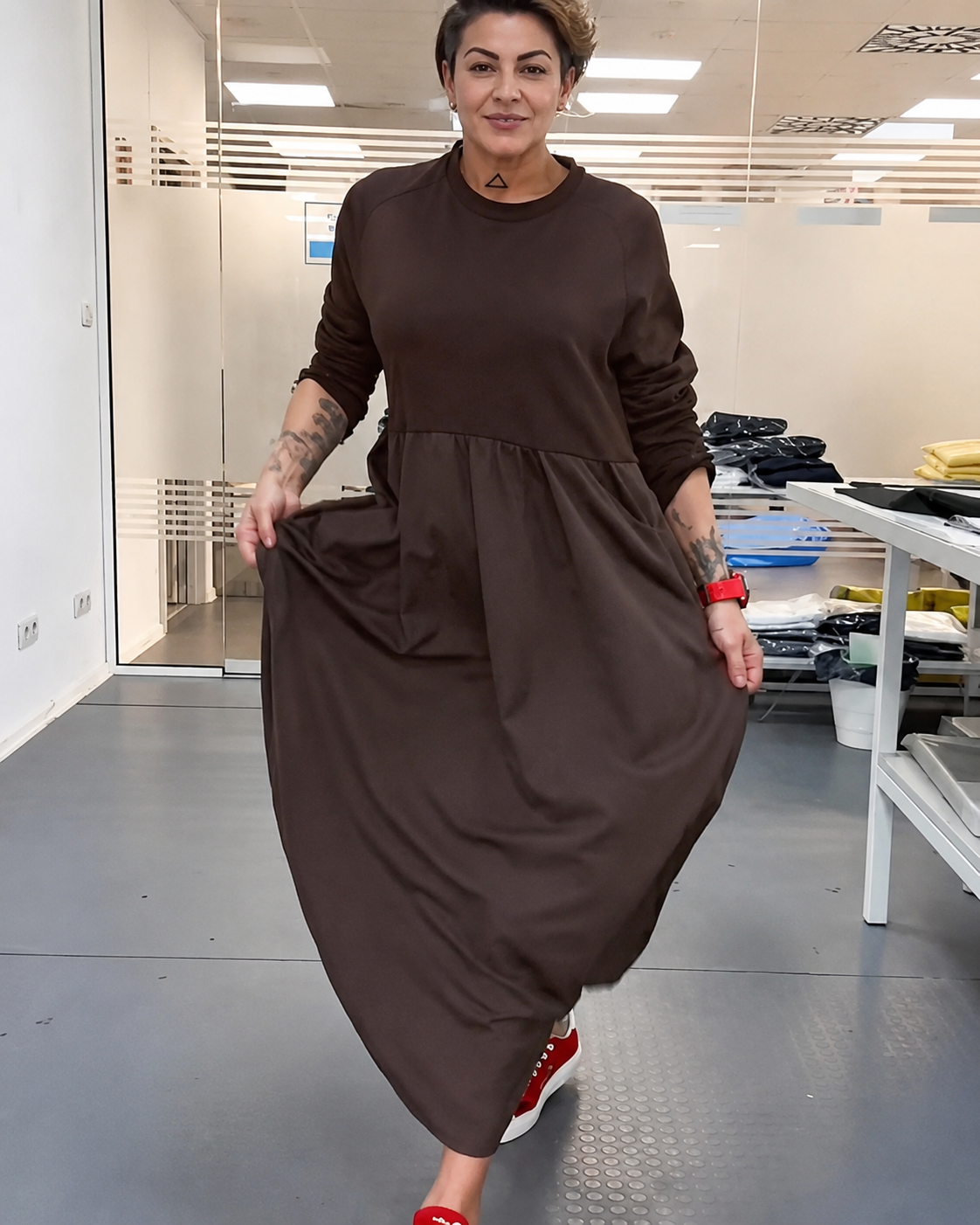 Imelda - Casual Round Neck Dress