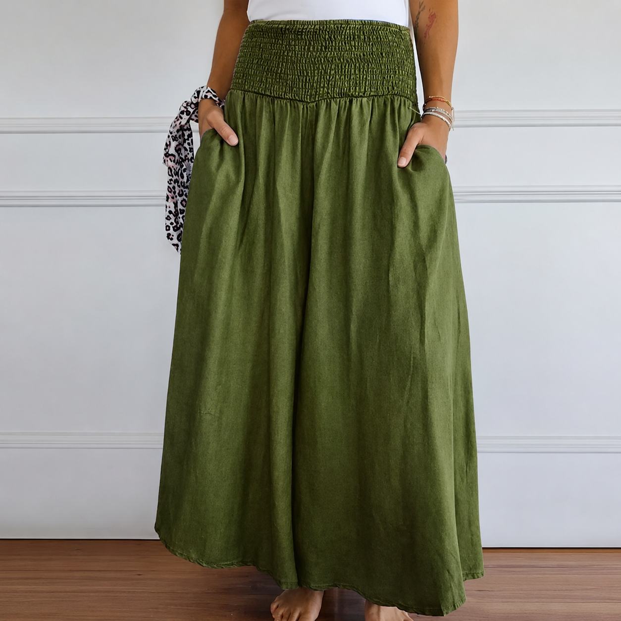 Laurine - Comfortable High Waist Pants