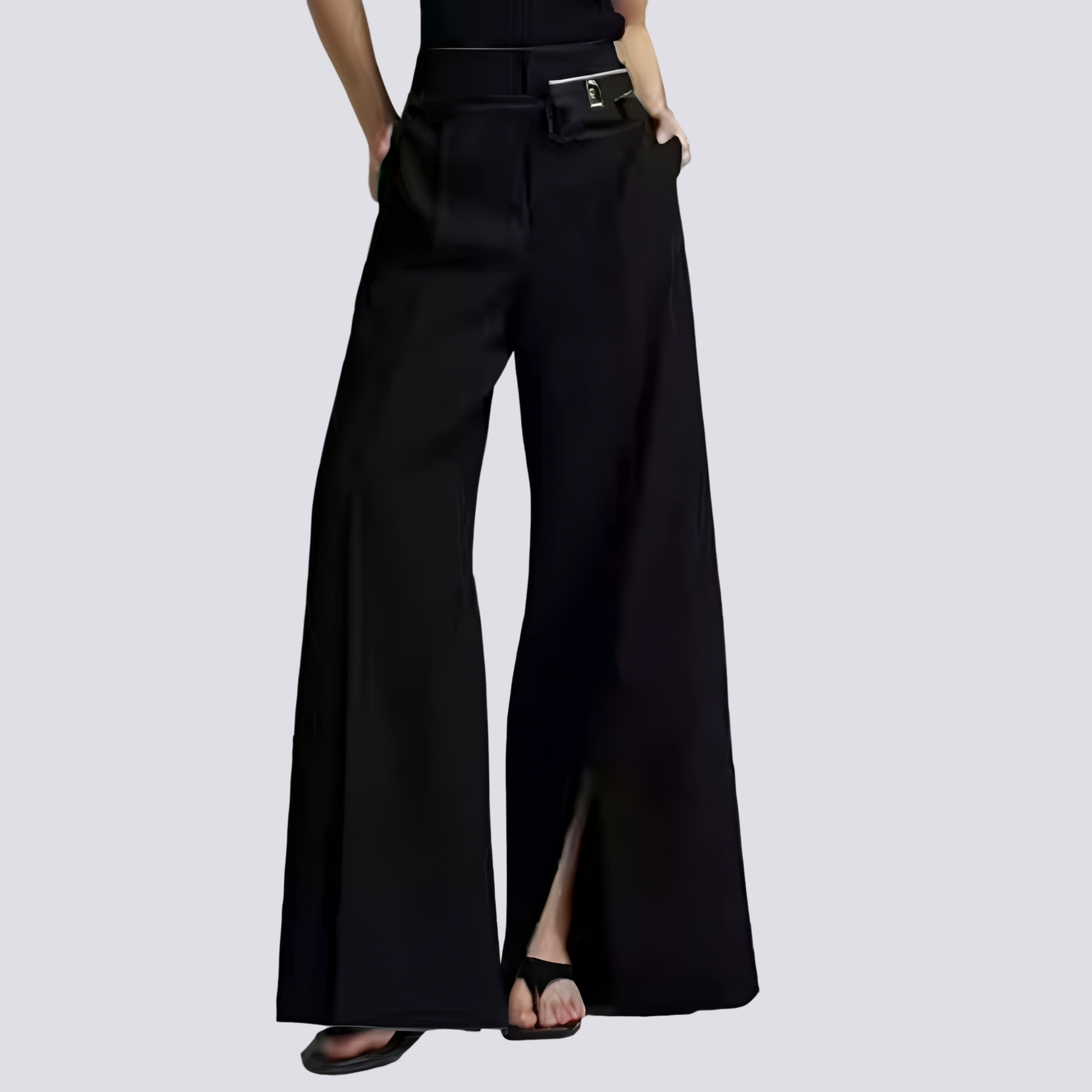 Eesa - Stylish Wide-Leg Trousers