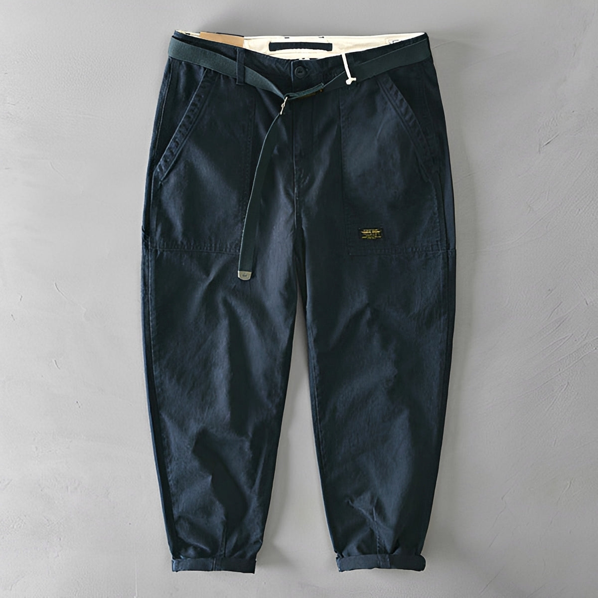 Jeoffrey - Relaxed Fit Pants with Belt