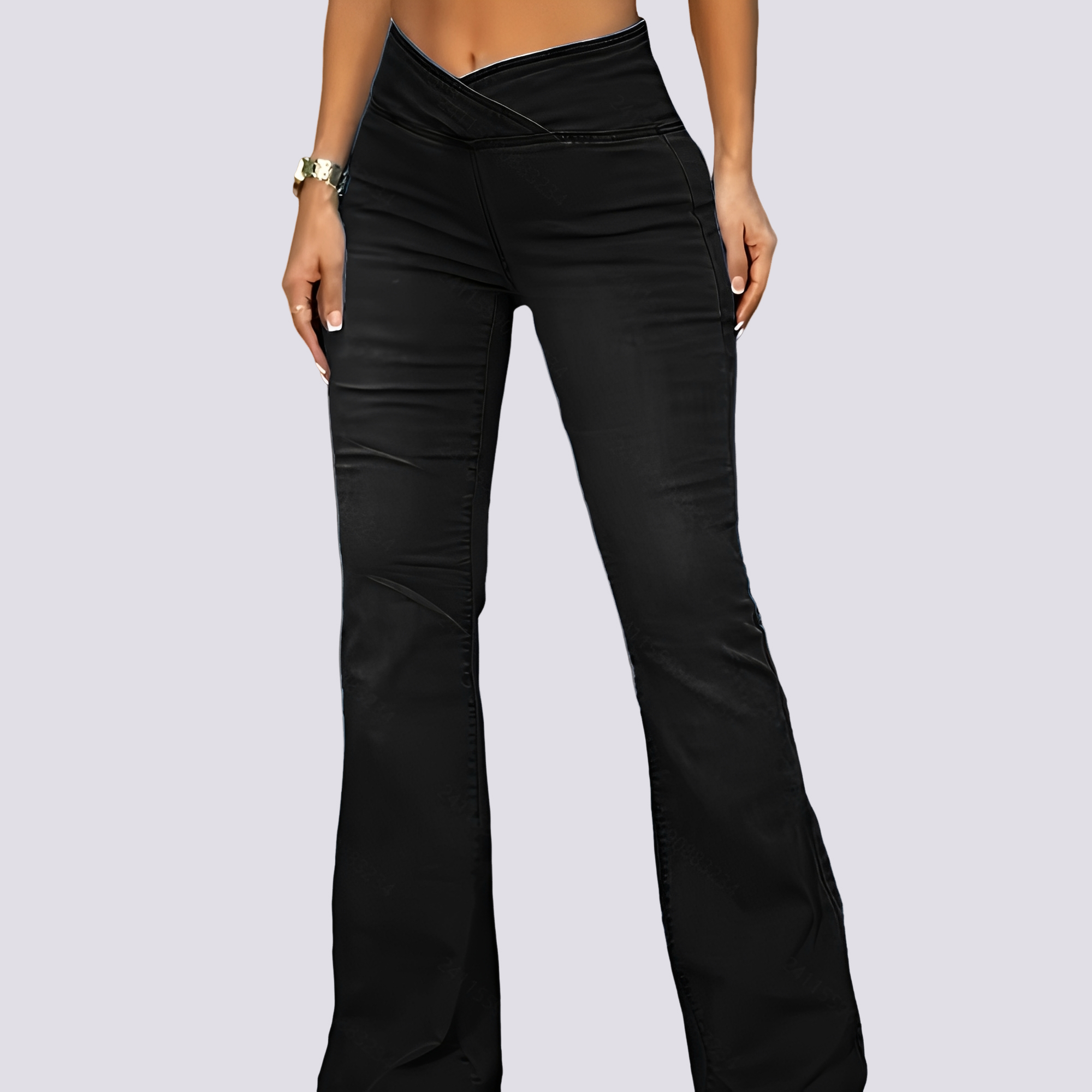 Lexi - Stylish Flared Denim Trousers