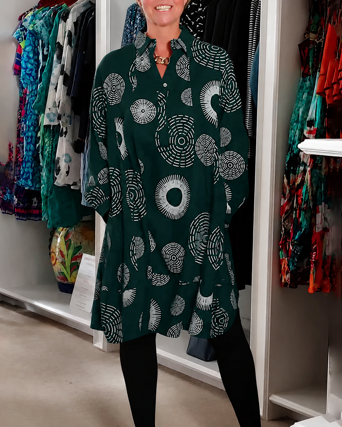 Sharonda - Trendy Loose Fit Dress