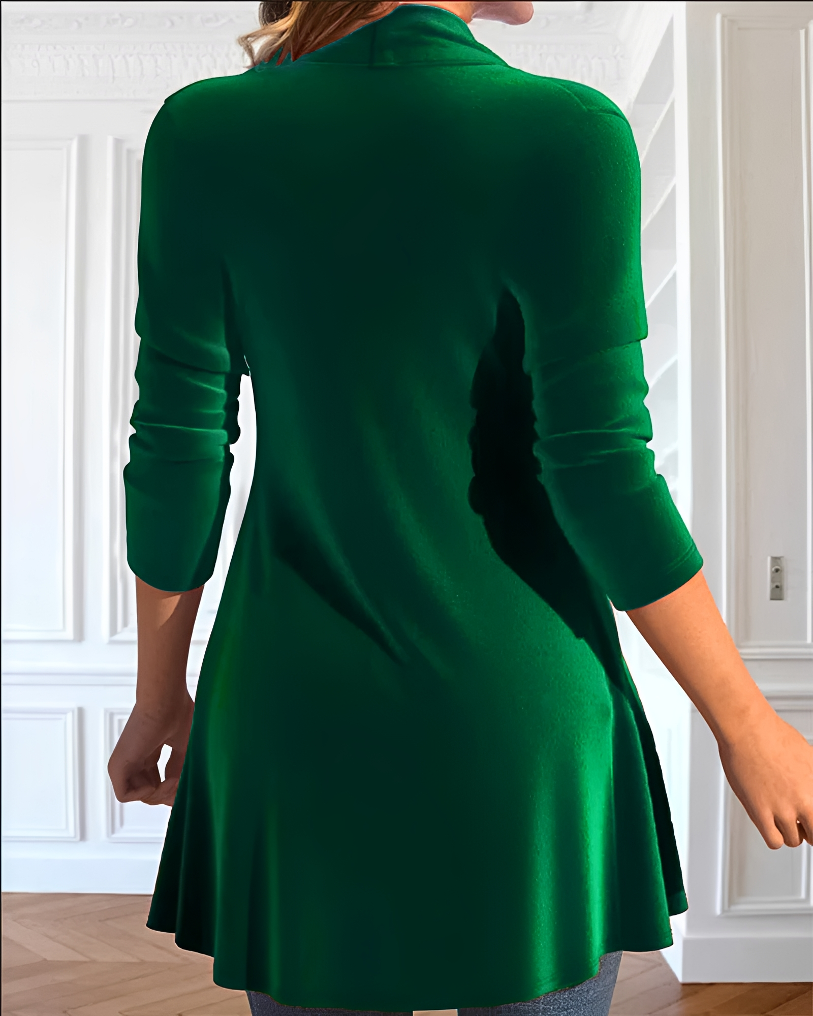 Samia - Elegant Sequin Ruffle Blouse