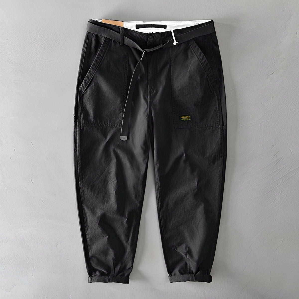 Jeoffrey - Relaxed Fit Pants with Belt