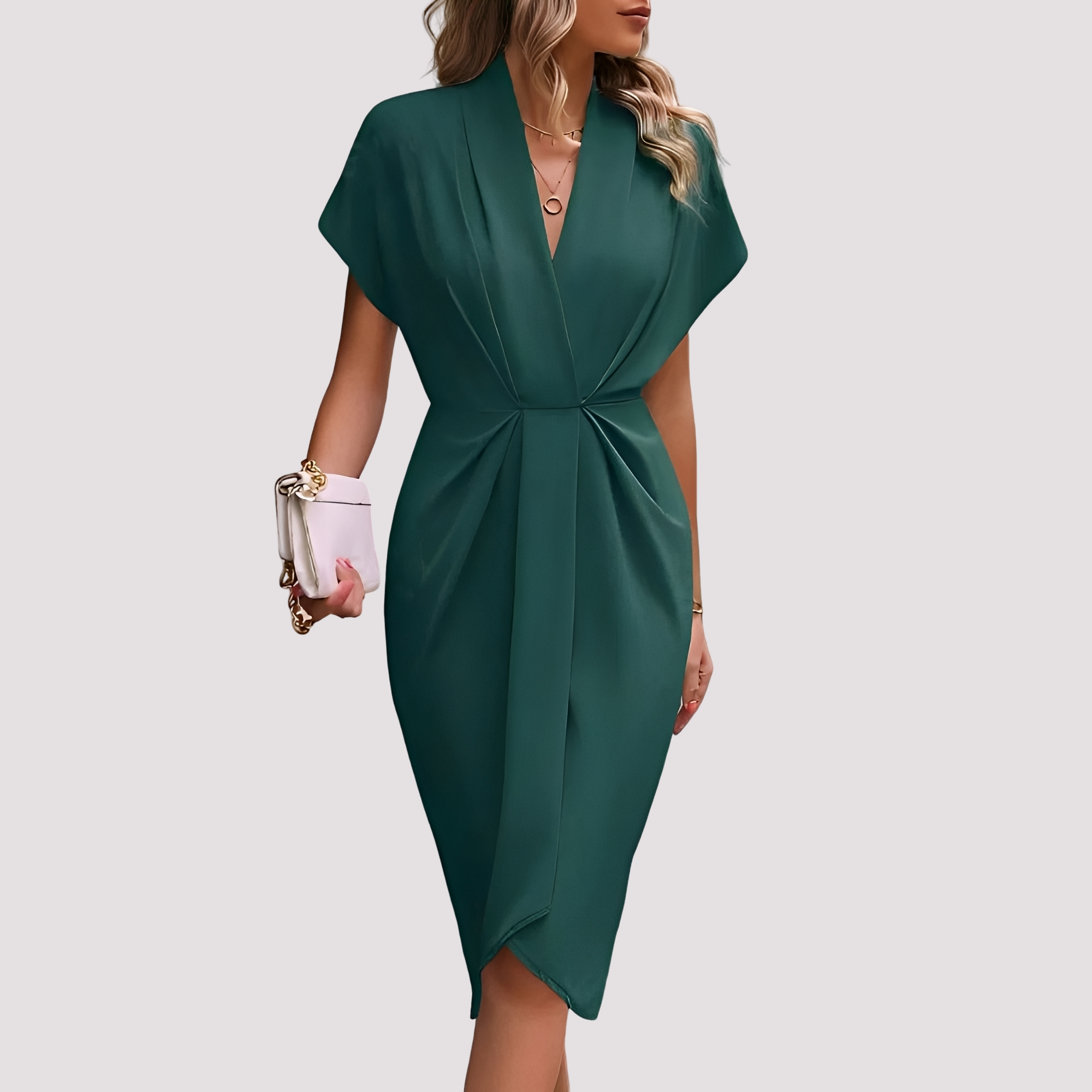 Gwen - Stylish Split Midi Dress