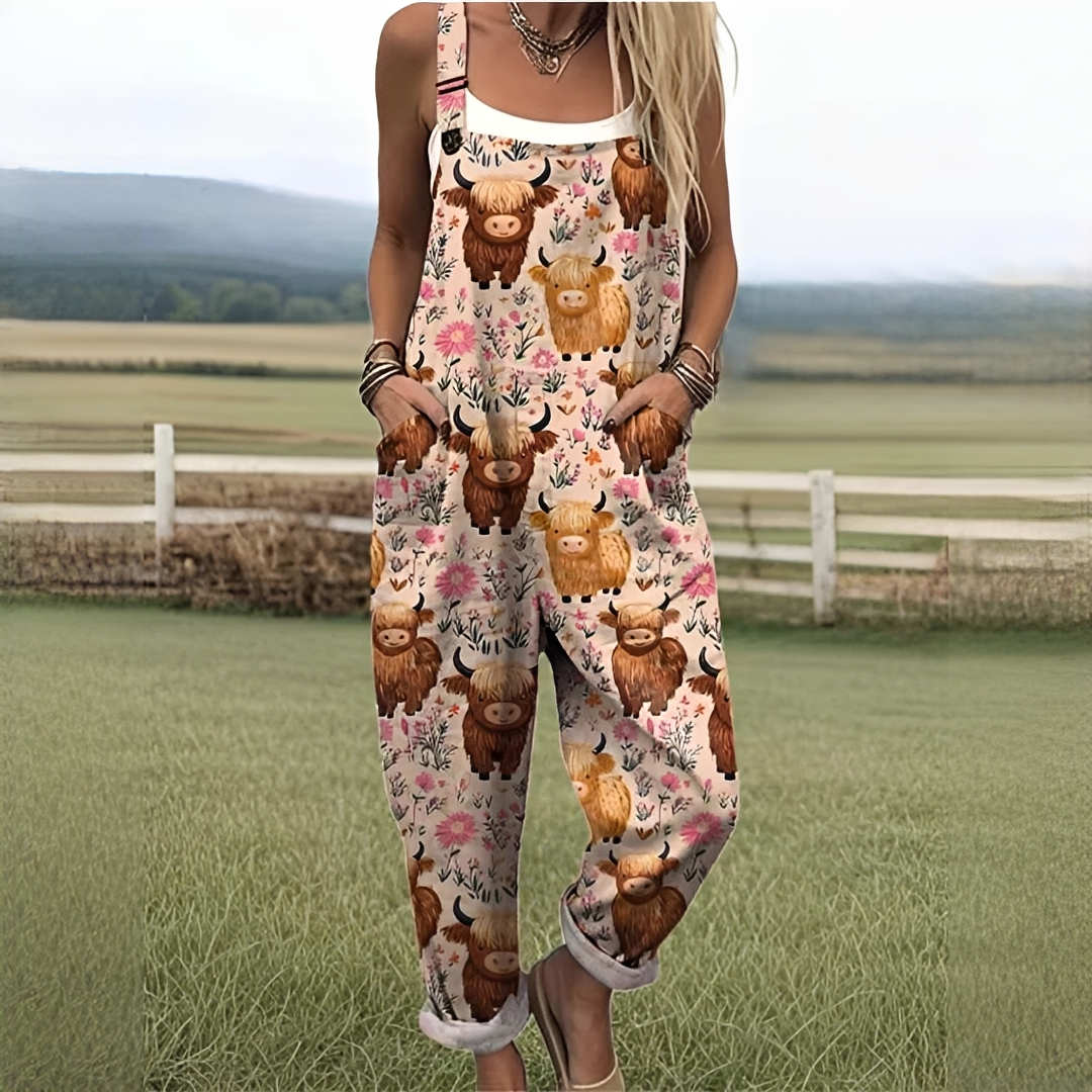 Zerva - Stylish Printed Jumpsuit