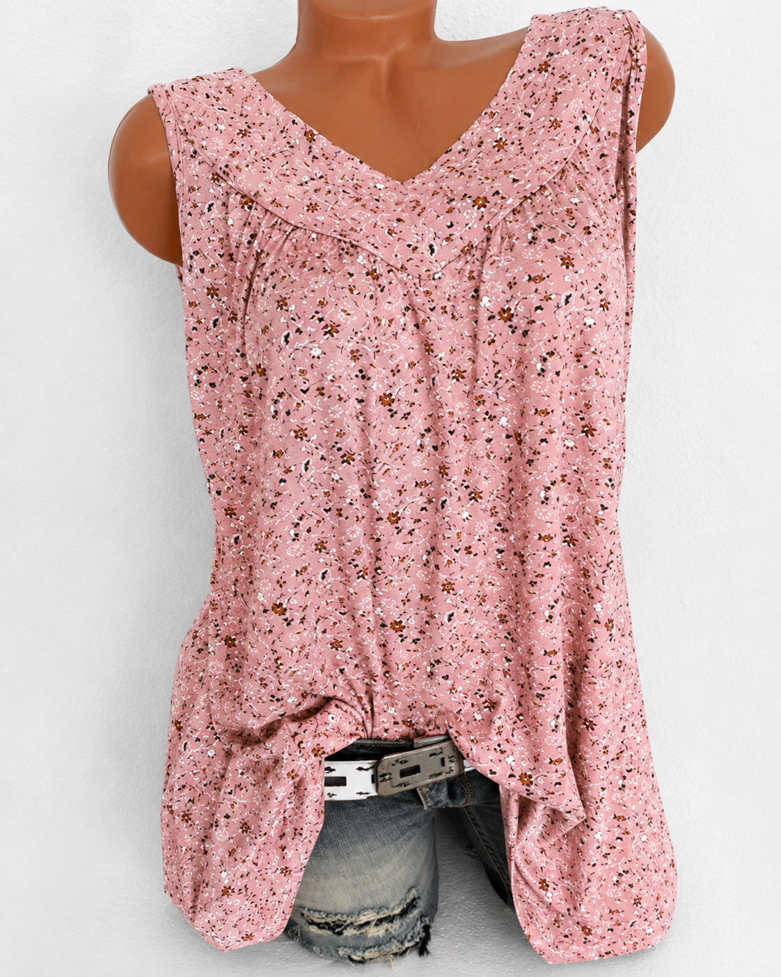 Naleisa - Relaxed Sleeveless Tops