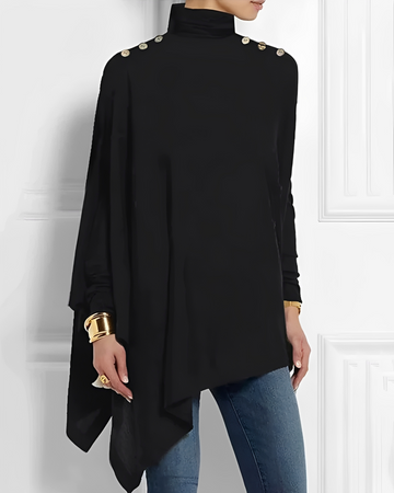 Rhoslyn - Fashionable High-Neck Top