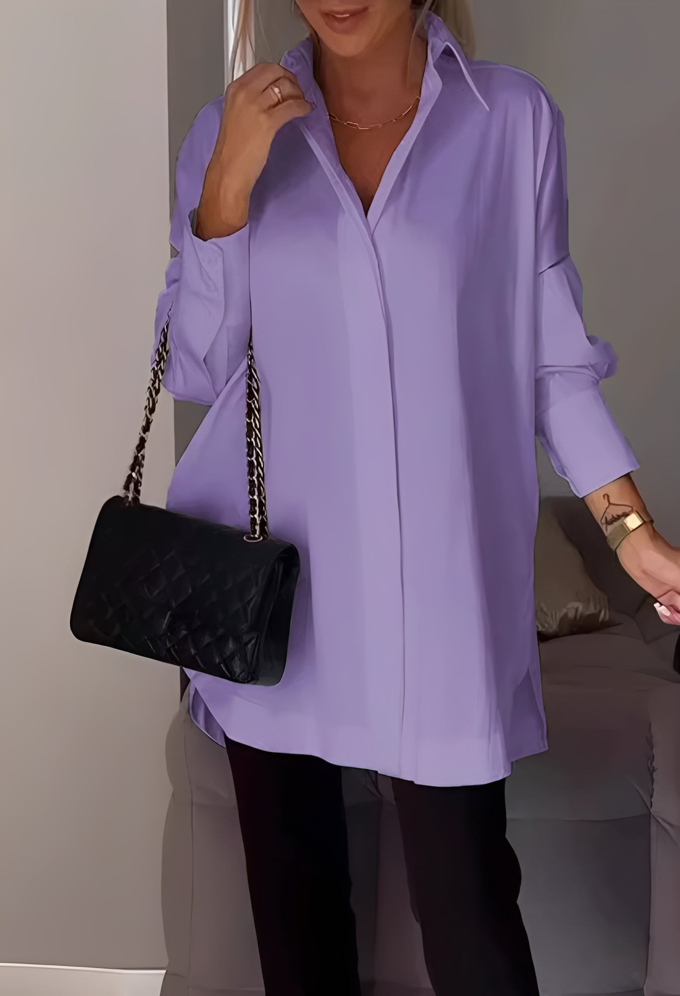 Lauren - Stylish Long-Sleeved Shirt