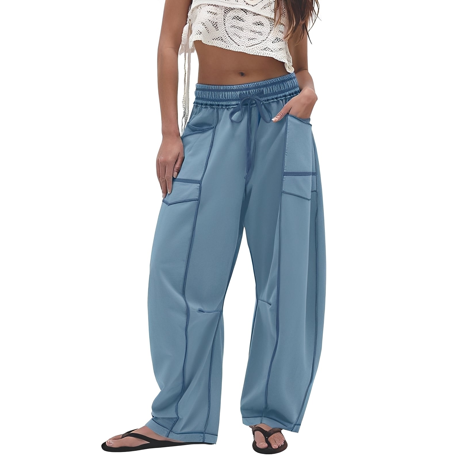 Marianne - Trendy Wide-Leg Trousers