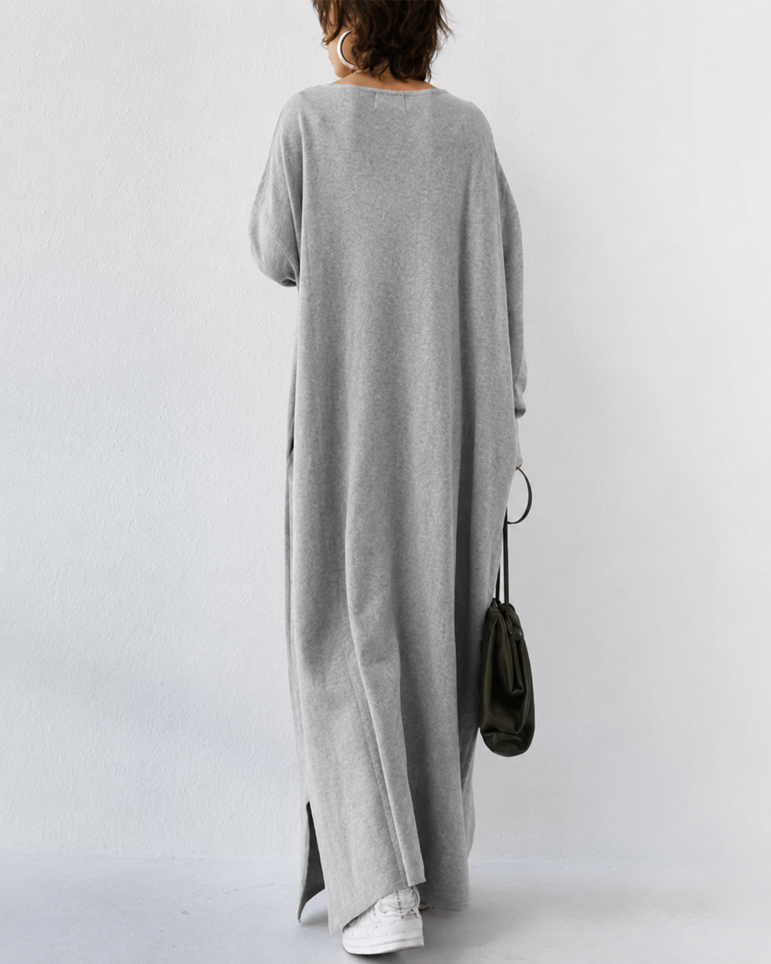 Shacora - Easygoing V-Neck Long Dress