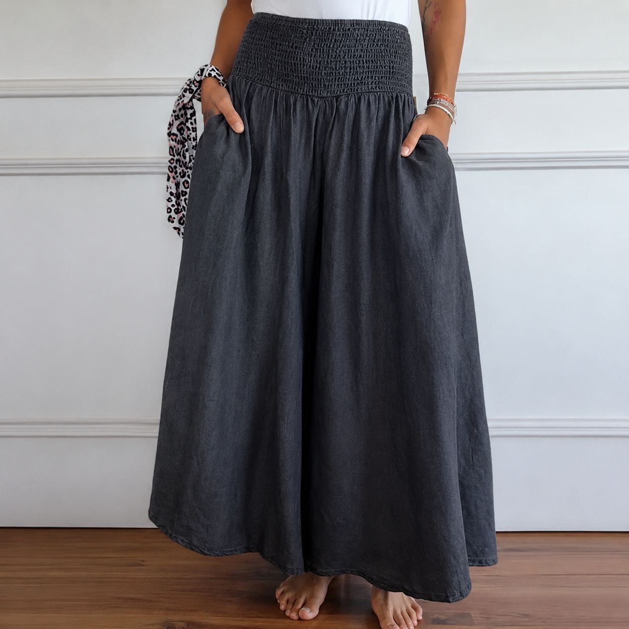 Laurine - Comfortable High Waist Pants